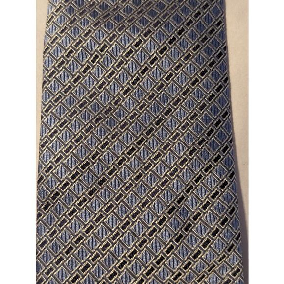 Patek Philippe Pour Ermenegildo Zegna Blue Pattern Silk Tie Limited Edition 2005 - Picture 11 of 12